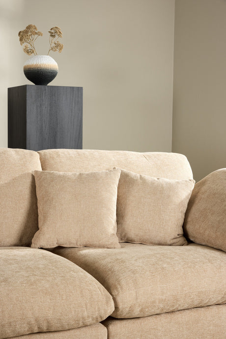 Amalfi Ecksofa - sand/Polyester - Chaiselongue Sofas - ALVAHOME