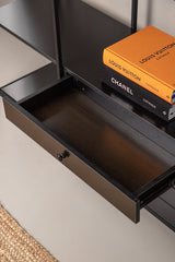 Amarillo Schrank - schwarz/MDF - Schränke - ALVAHOME