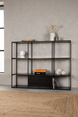 Amarillo Schrank - schwarz/MDF - Schränke - ALVAHOME