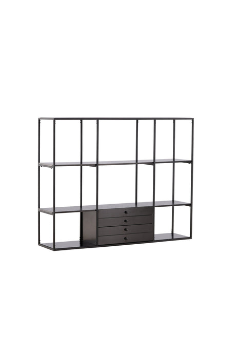 Amarillo Schrank - schwarz/MDF - Schränke - ALVAHOME