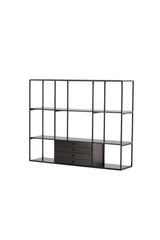 Amarillo Schrank - schwarz/MDF - Schränke - ALVAHOME