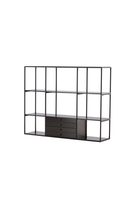 Amarillo Schrank - schwarz/MDF - Schränke - ALVAHOME