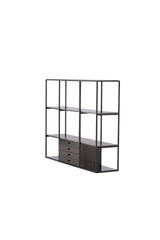 Amarillo Schrank - schwarz/MDF - Schränke - ALVAHOME