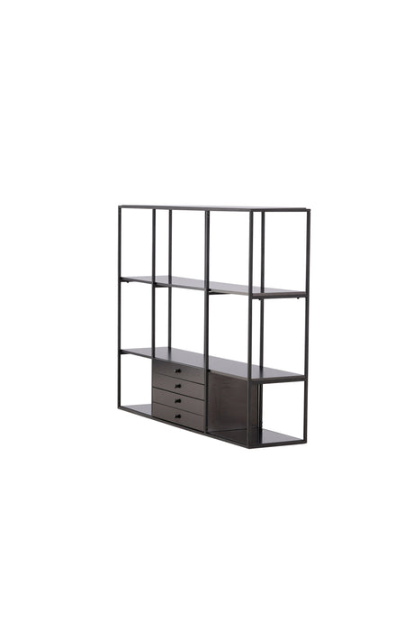 Amarillo Schrank - schwarz/MDF - Schränke - ALVAHOME