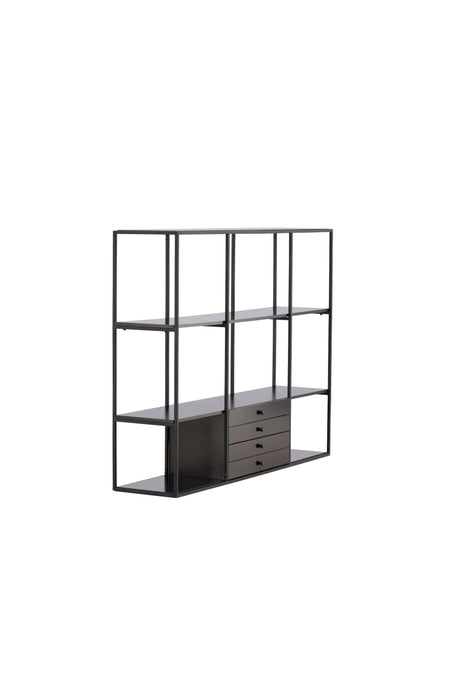 Amarillo Schrank - schwarz/MDF - Schränke - ALVAHOME