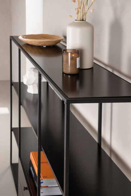Amarillo Schrank - schwarz/MDF - Schränke - ALVAHOME