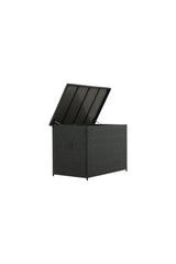 Amazon Kissenbox - schwarz/Weidengeflecht - Kissenboxen - ALVAHOME
