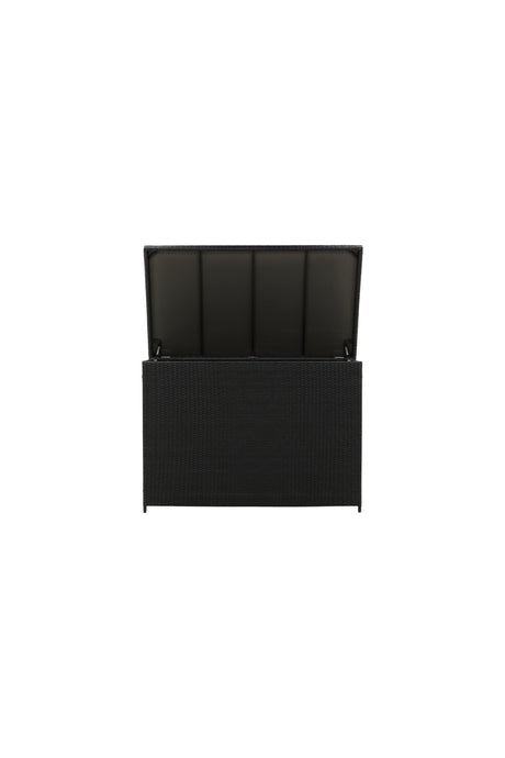 Amazon Kissenbox - schwarz/Weidengeflecht - Kissenboxen - ALVAHOME
