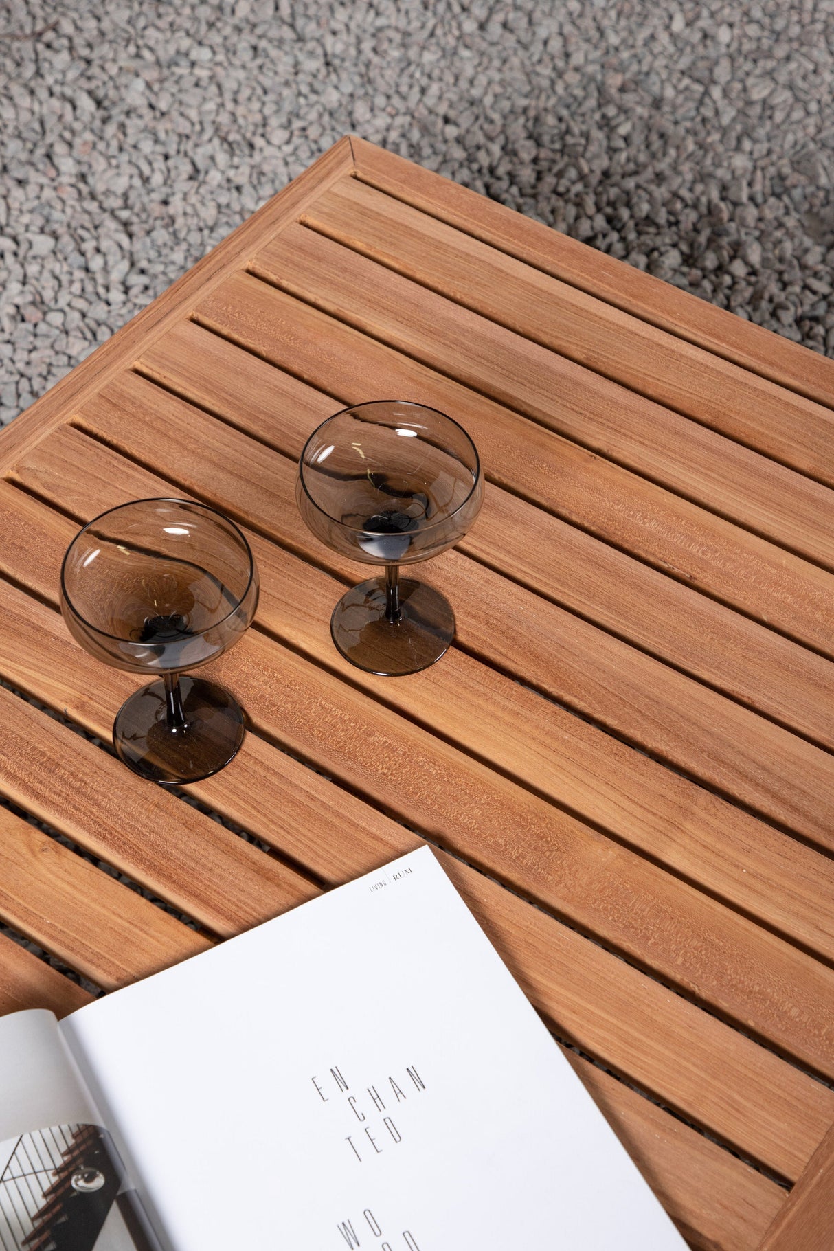 Amlan Outdoor - Couchtisch - natur/Teak - Outdoor - Couchtische - ALVAHOME