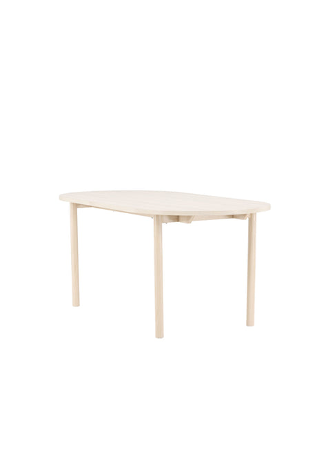 Andy ovaler Esstisch - white - wash/MDF - Ovale Esstische - ALVAHOME