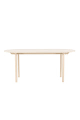 Andy ovaler Esstisch - white - wash/MDF - Ovale Esstische - ALVAHOME