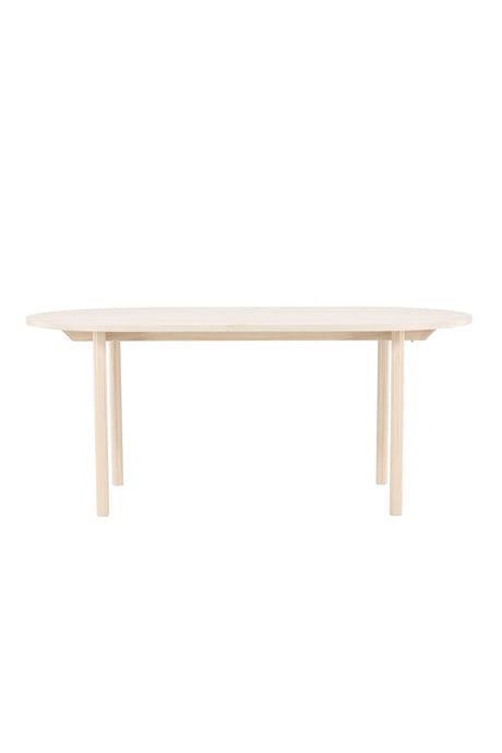 Andy ovaler Esstisch - white - wash/MDF - Ovale Esstische - ALVAHOME