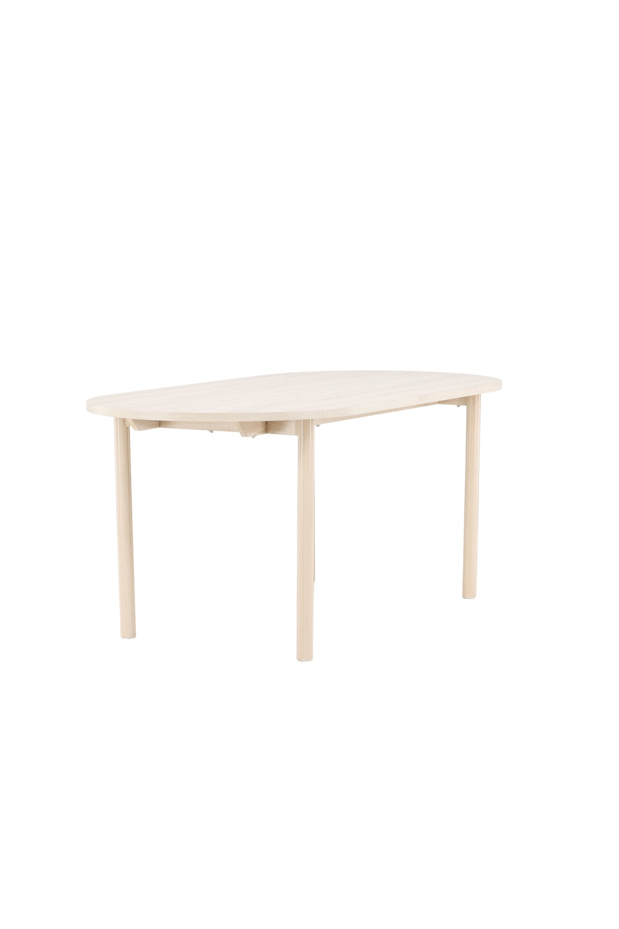 Andy ovaler Esstisch - white - wash/MDF - Ovale Esstische - ALVAHOME