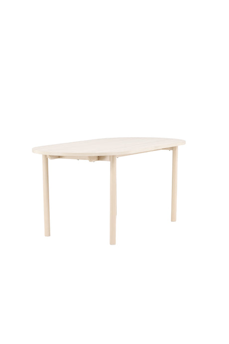 Andy ovaler Esstisch - white - wash/MDF - Ovale Esstische - ALVAHOME