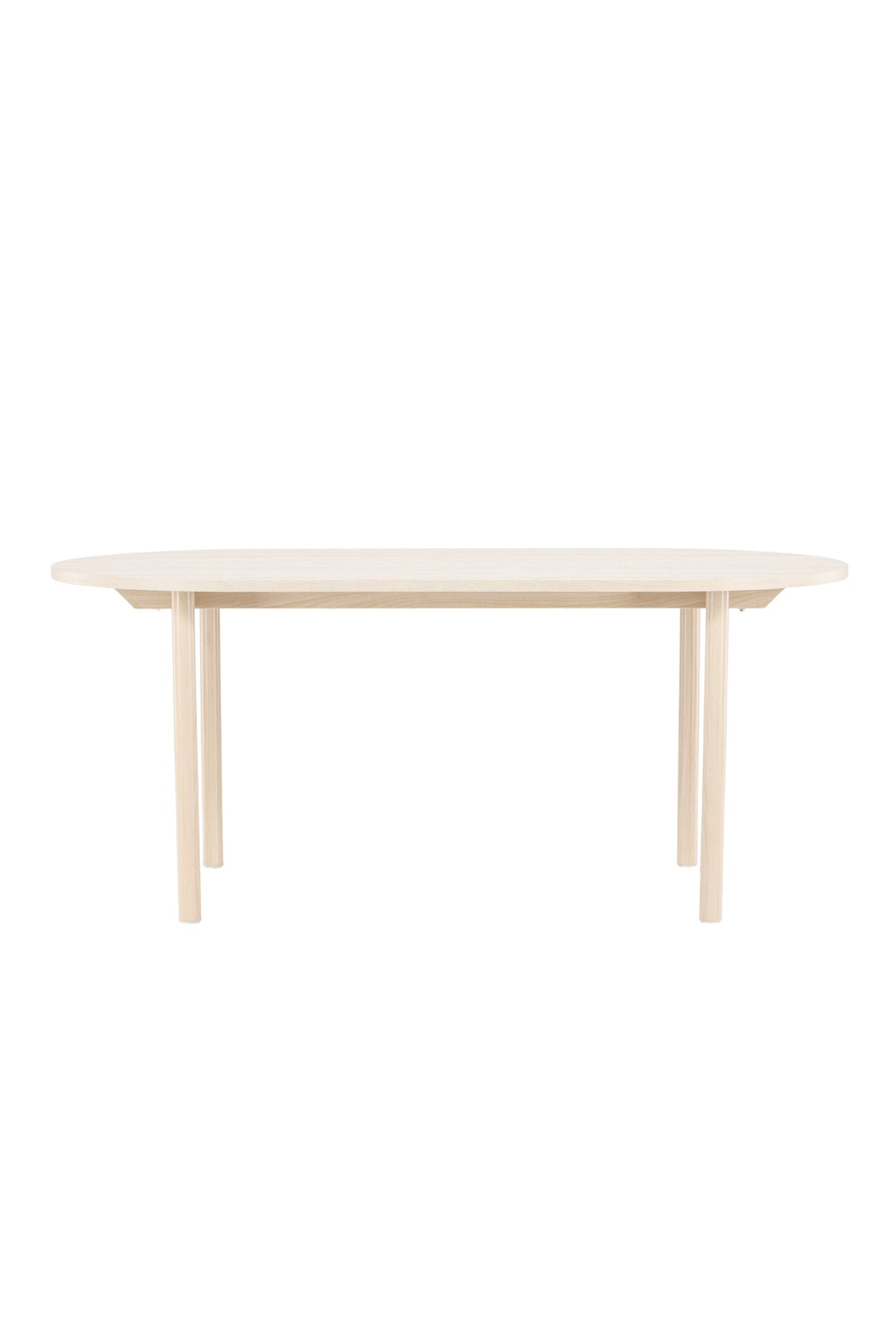 Andy ovaler Esstisch - white - wash/MDF - Ovale Esstische - ALVAHOME