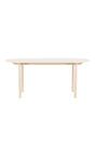 Andy ovaler Esstisch - white - wash/MDF - Ovale Esstische - ALVAHOME