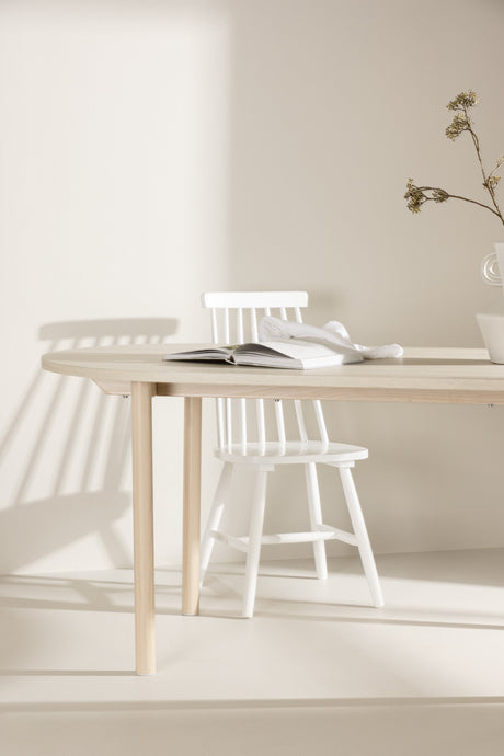 Andy ovaler Esstisch - white - wash/MDF - Ovale Esstische - ALVAHOME