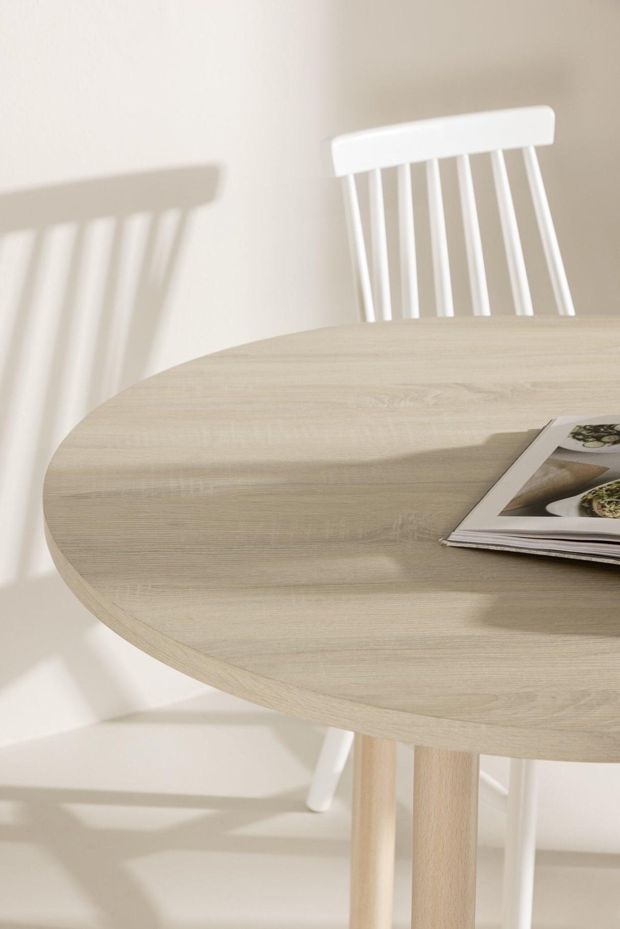 Andy ovaler Esstisch - white - wash/MDF - Ovale Esstische - ALVAHOME