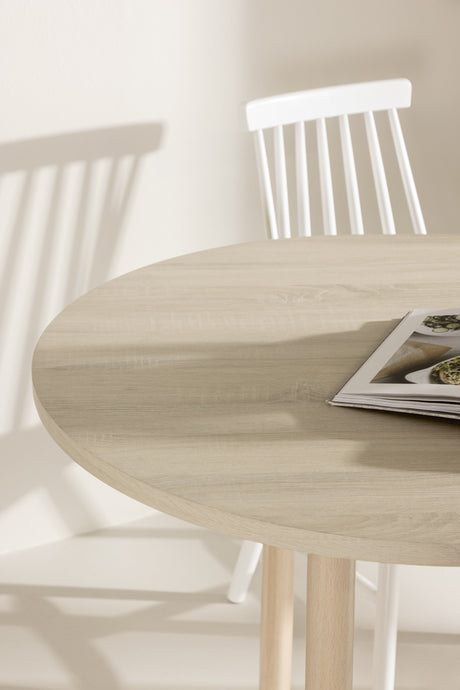 Andy ovaler Esstisch - white - wash/MDF - Ovale Esstische - ALVAHOME