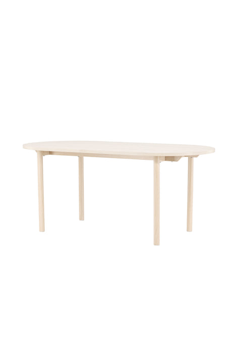 Andy ovaler Esstisch - white - wash/MDF - Ovale Esstische - ALVAHOME