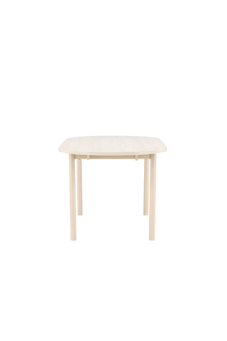 Andy ovaler Esstisch - white - wash/MDF - Ovale Esstische - ALVAHOME