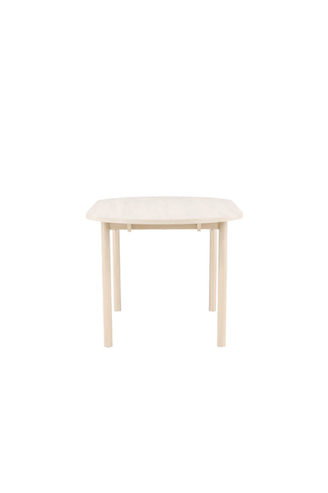 Andy ovaler Esstisch - white - wash/MDF - Ovale Esstische - ALVAHOME