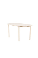 Andy ovaler Esstisch - white - wash/MDF - Ovale Esstische - ALVAHOME