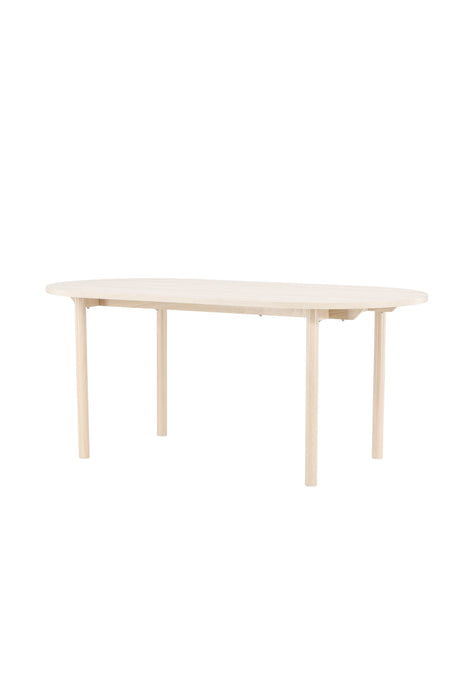 Andy ovaler Esstisch - white - wash/MDF - Ovale Esstische - ALVAHOME