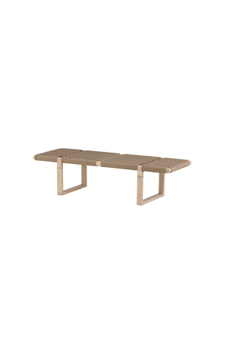 Ängön Sitzbank - natur/Stahl - Sitzbänke - ALVAHOME