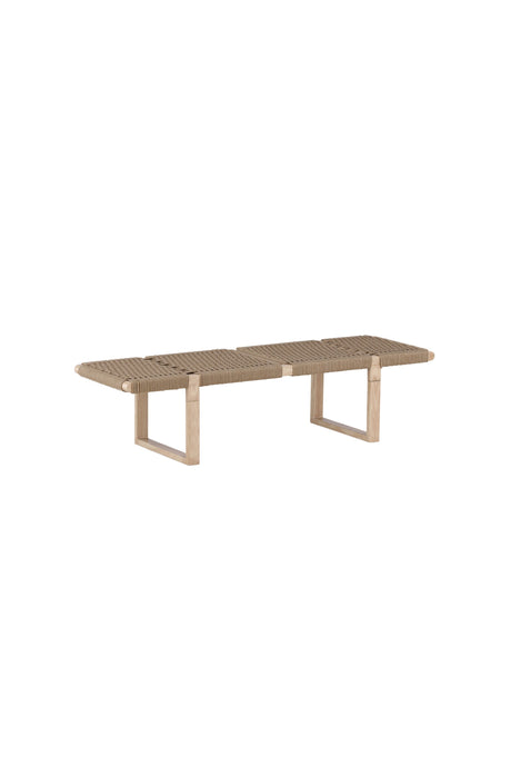 Ängön Sitzbank - natur/Stahl - Sitzbänke - ALVAHOME