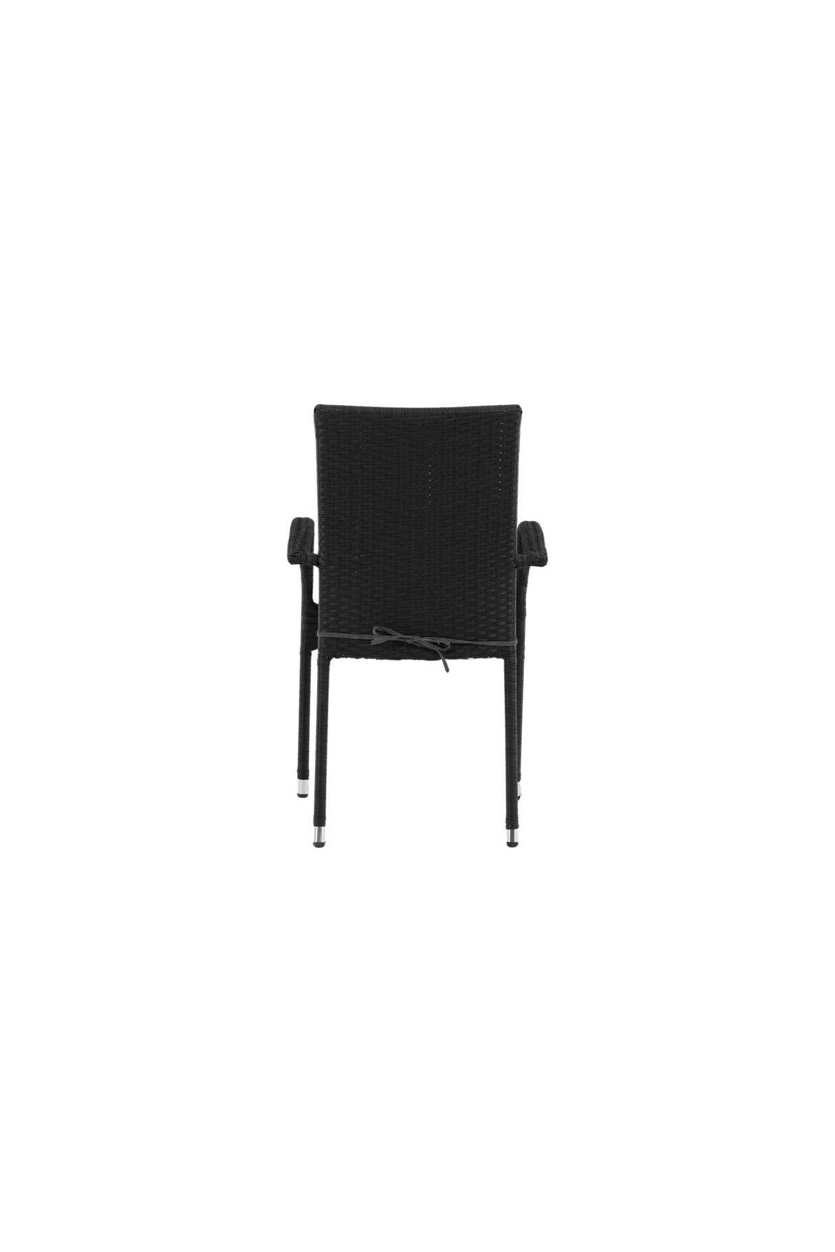 Anna Outdoor - Essstuhl - schwarz/Weidengeflecht - Outdoor - Essstühle - ALVAHOME