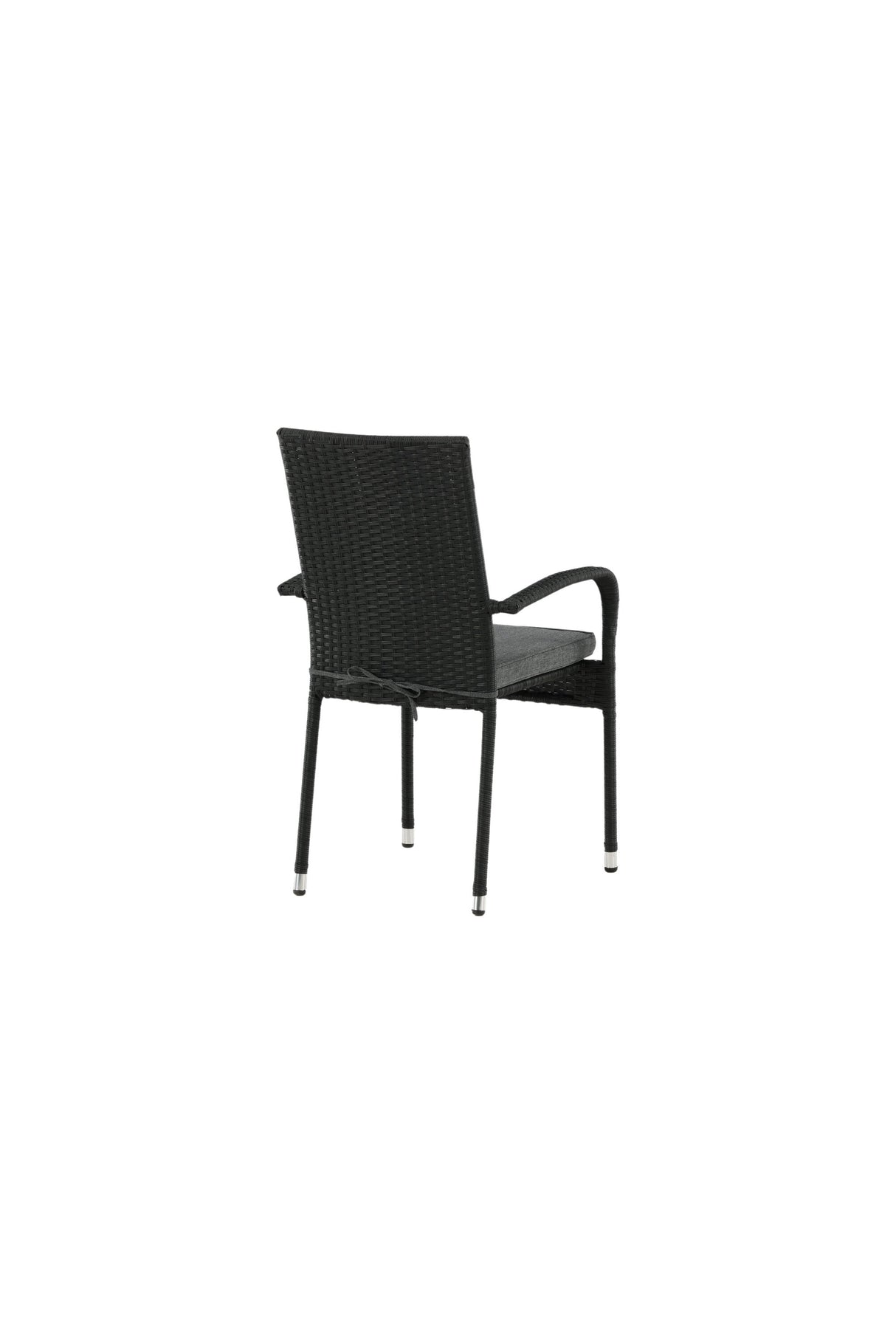 Anna Outdoor - Essstuhl - schwarz/Weidengeflecht - Outdoor - Essstühle - ALVAHOME