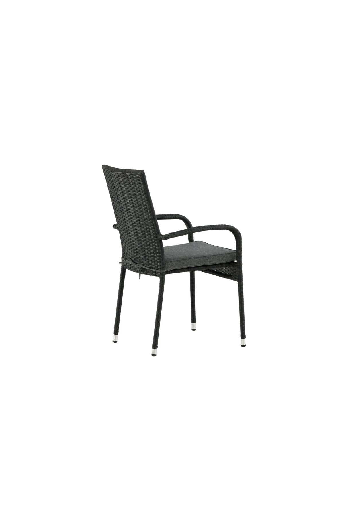 Anna Outdoor - Essstuhl - schwarz/Weidengeflecht - Outdoor - Essstühle - ALVAHOME