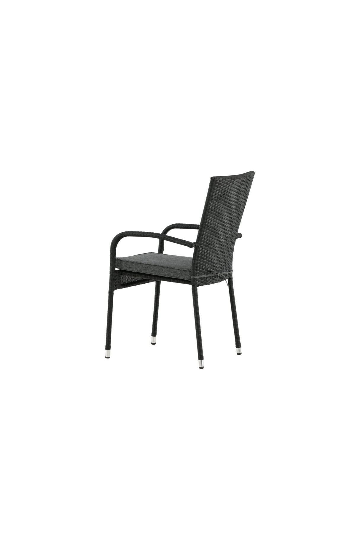 Anna Outdoor - Essstuhl - schwarz/Weidengeflecht - Outdoor - Essstühle - ALVAHOME