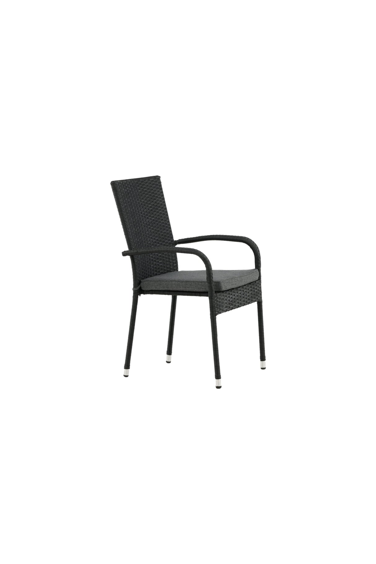 Anna Outdoor - Essstuhl - schwarz/Weidengeflecht - Outdoor - Essstühle - ALVAHOME