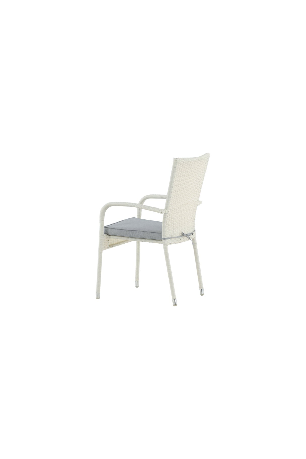 Anna Outdoor - Essstuhl - weiß/Weidengeflecht - Outdoor - Essstühle - ALVAHOME