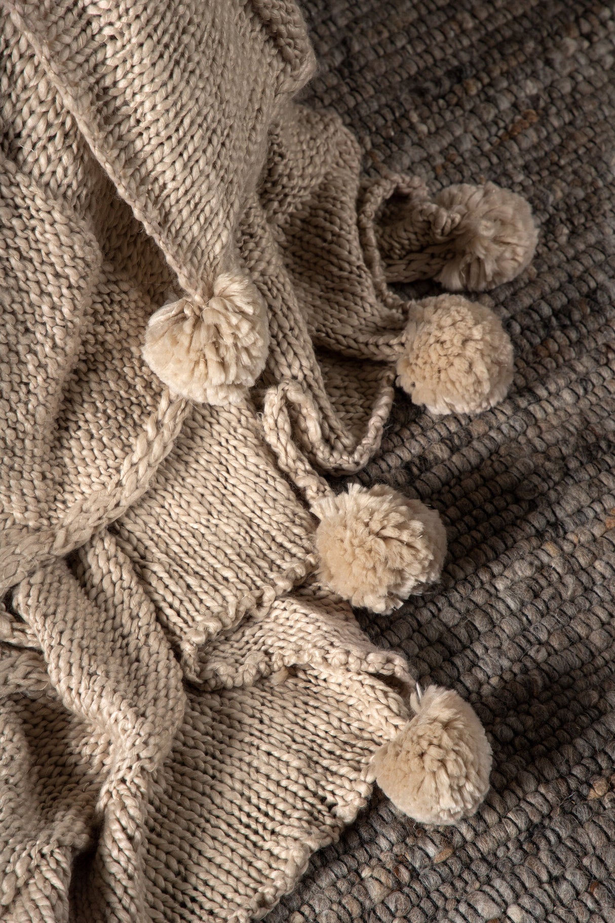 Anny Decke - beige/Acryl - Decken - ALVAHOME