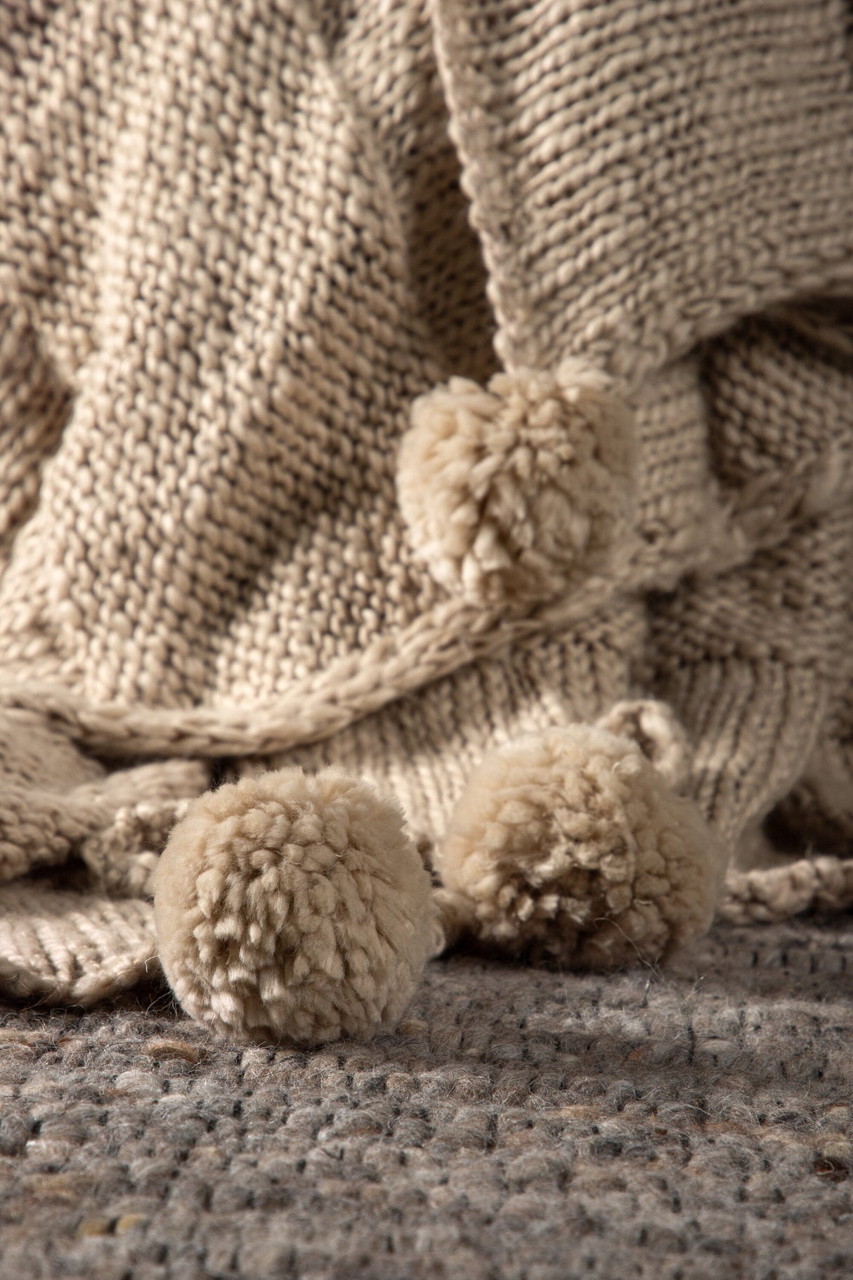 Anny Decke - beige/Acryl - Decken - ALVAHOME