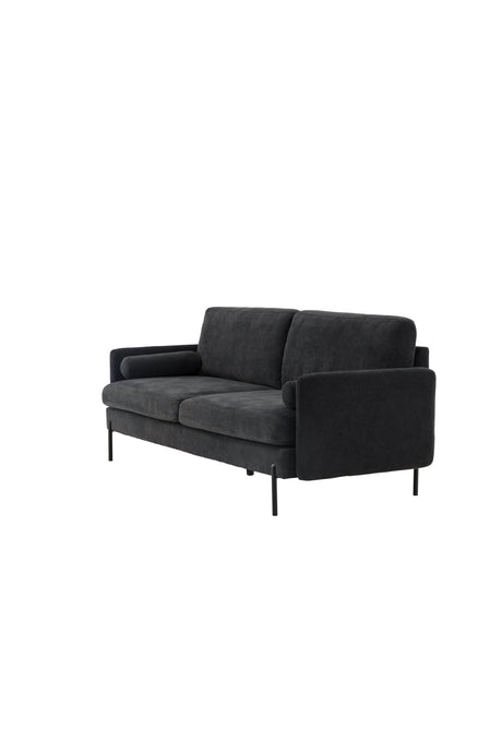 Antibes 3 - Sitzer Sofa - dunkelgrau/Polyester - 3 - Sitzer Sofas - ALVAHOME