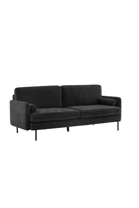 Antibes 3 - Sitzer Sofa - dunkelgrau/Polyester - 3 - Sitzer Sofas - ALVAHOME