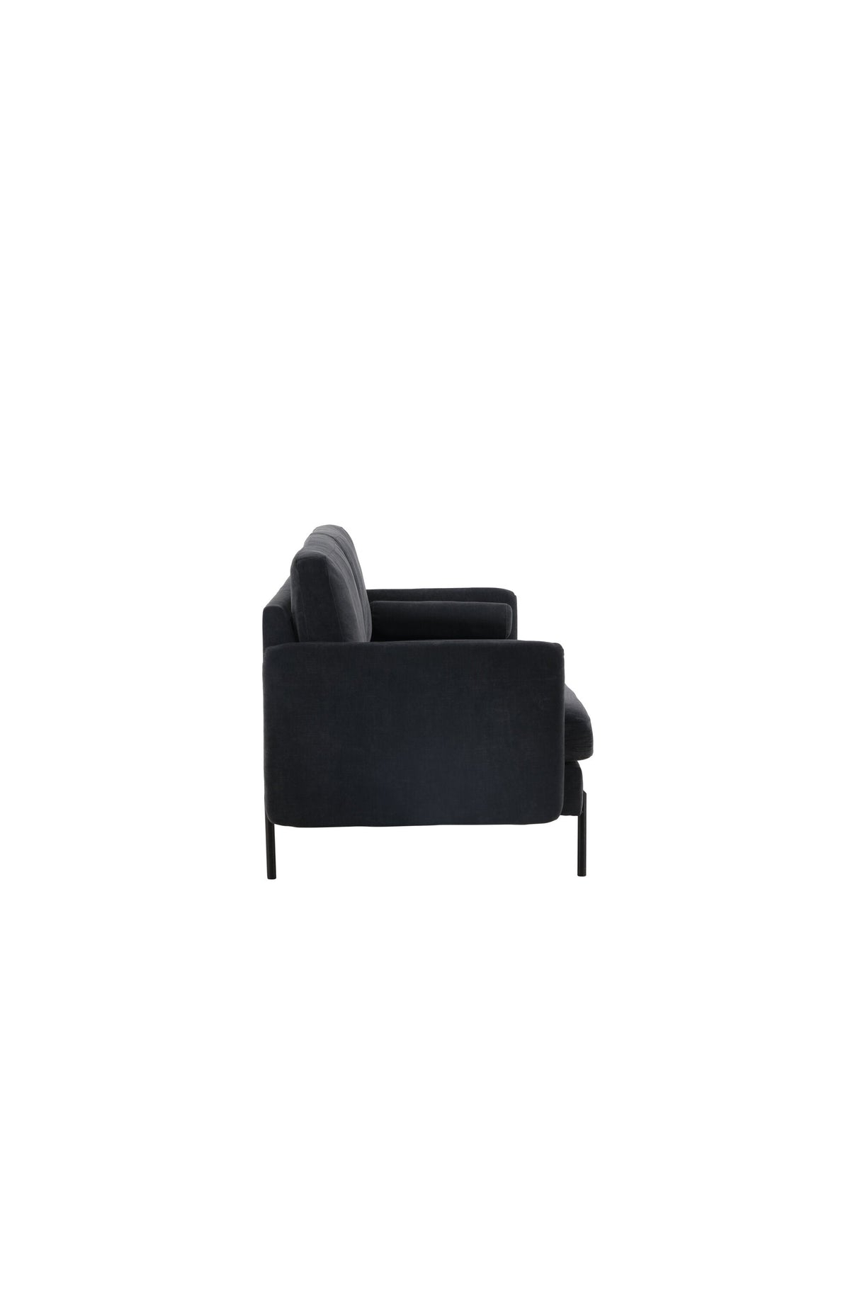 Antibes 3 - Sitzer Sofa - dunkelgrau/Polyester - 3 - Sitzer Sofas - ALVAHOME