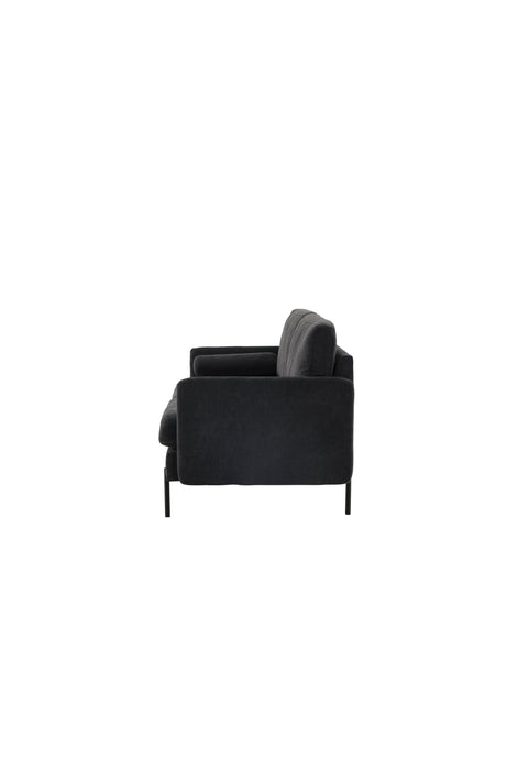 Antibes 3 - Sitzer Sofa - dunkelgrau/Polyester - 3 - Sitzer Sofas - ALVAHOME
