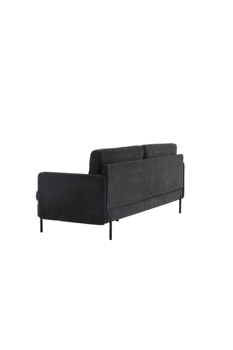 Antibes 3 - Sitzer Sofa - dunkelgrau/Polyester - 3 - Sitzer Sofas - ALVAHOME