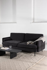 Antibes 3 - Sitzer Sofa - dunkelgrau/Polyester - 3 - Sitzer Sofas - ALVAHOME