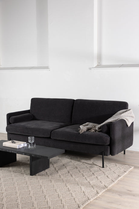 Antibes 3 - Sitzer Sofa - dunkelgrau/Polyester - 3 - Sitzer Sofas - ALVAHOME
