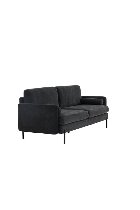 Antibes 3 - Sitzer Sofa - dunkelgrau/Polyester - 3 - Sitzer Sofas - ALVAHOME