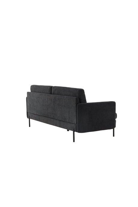 Antibes 3 - Sitzer Sofa - dunkelgrau/Polyester - 3 - Sitzer Sofas - ALVAHOME