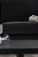 Antibes 3 - Sitzer Sofa - dunkelgrau/Polyester - 3 - Sitzer Sofas - ALVAHOME