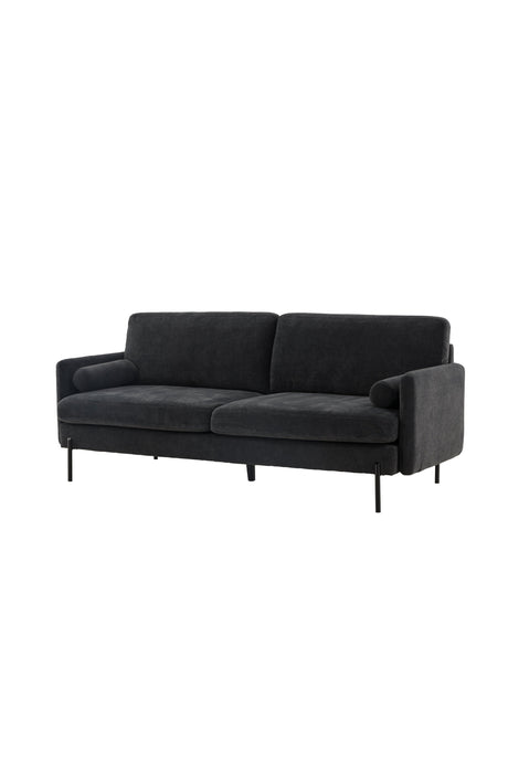 Antibes 3 - Sitzer Sofa - dunkelgrau/Polyester - 3 - Sitzer Sofas - ALVAHOME