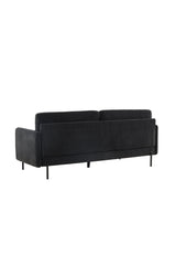 Antibes 3 - Sitzer Sofa - dunkelgrau/Polyester - 3 - Sitzer Sofas - ALVAHOME